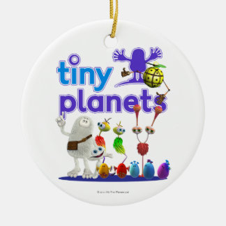 Kleine Planeten-Familie Keramik Ornament
