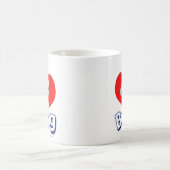 Kleine Planeten - i-Liebe Bong Kaffeetasse (Mittel)