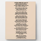 KLEINE POEM Teil 2 Fotoplatte (Vorderseite)