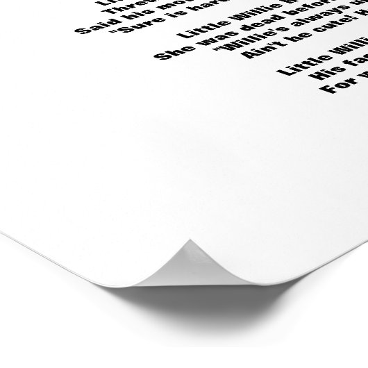 KLEINE POEM Teil 2 Poster (Ecke)