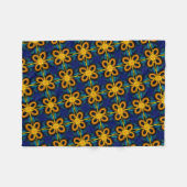 Kleine Polardecke von blau und gelb Fleecedecke (Vorderseite (Horizontal))