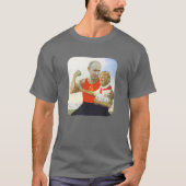 Kleine politische Satire Trumpfu. PapaPutin T-Shirt (Vorderseite)
