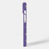 Kleine Polka Herzen auf Ultra Violet Lila Case-Mate iPhone Hülle (Rückseite / Links)