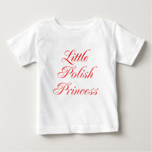 Kleine polnische Prinzessin Baby T-shirt