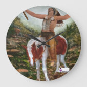 Kleine Pony Big Spirit Wall Uhr (Vorderseite)