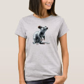 Kleine Porzellanmaus T-Shirt (Vorderseite)