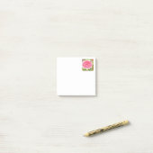 Kleine Post-Itanmerkungen Ginormous Rose Post-it Klebezettel (Auf Schreibtisch)