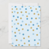 Kleine Prince Baby Dusche Einladung Royal Dusche (Rückseite)