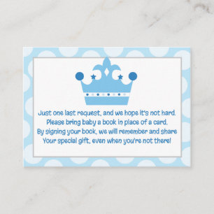 Kleine Prince Babybuchanfrage Begleitkarte