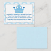 Kleine Prince Babybuchanfrage Begleitkarte (Vorne/Hinten)