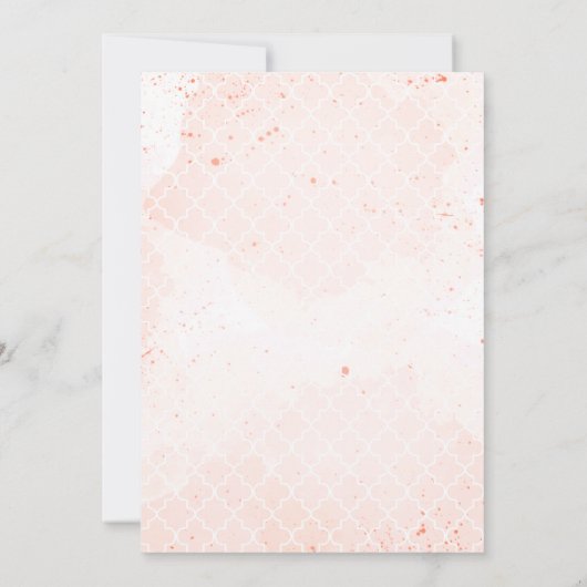 Kleine Princess Bear Bearly Wait Girl Baby Dusche Einladung (Rückseite)