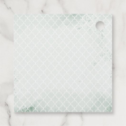 Kleine Princess Bear Bearly Wait Girl Baby Dusche Geschenkanhänger (Rückseite)