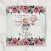 Kleine Princess Bear Bearly Wait Girl Baby Dusche Geschenkanhänger (Vorderseite)