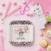 Kleine Princess Bear Bearly Wait Girl Baby Dusche Pappteller (Party)