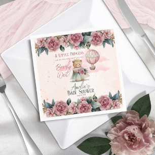 Kleine Princess Bear Bearly Wait Girl Baby Dusche Serviette