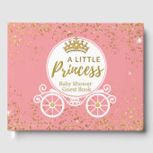 Kleine Princess-Kinderdusche für Mädchen Gästebuch (Vorderseite)