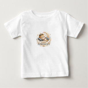 Kleine Prinz Baby Bär Krone T-shirt