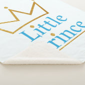 Kleine Prinz-Babydecke Sherpadecke (3/4)