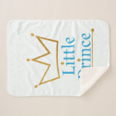 Kleine Prinz-Babydecke Sherpadecke (Vorderseite (Horizontal))