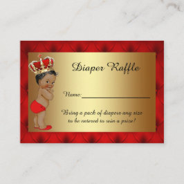 Kleine Prinz-Windeln-Raffelkarten für Tijuana Begleitkarte