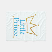 Kleine Prinzbabyjungen-Fleecedecke Fleecedecke (Vorderseite (Horizontal))