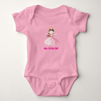 Kleine Prinzessin 1. Geburtstag Baby Body Mädchen Strampler
