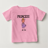Kleine Prinzessin Baby T-shirt (Vorderseite)