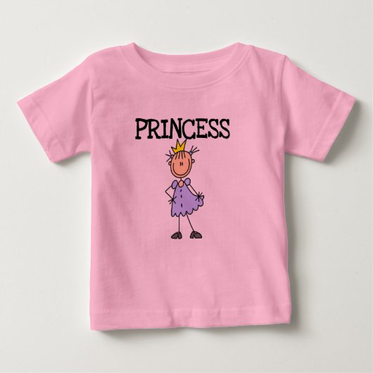 Kleine Prinzessin Baby T-shirt (Vorderseite)