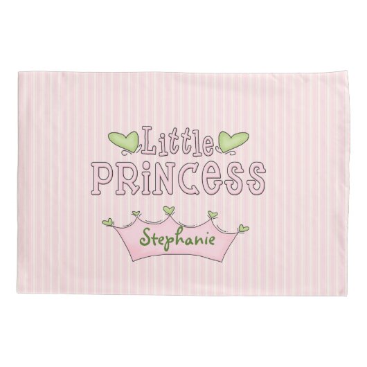 Kleine Prinzessin Custom Pillow Case Kissenbezug (Rückseite)