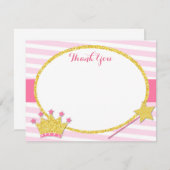 Kleine Prinzessin dankt euch den Karten (Vorne/Hinten)