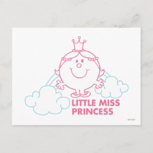 Kleine Prinzessin Den Kopf in den Wolken Postkarte