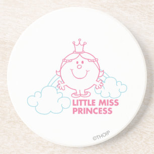 Kleine Prinzessin Den Kopf in den Wolken Sandstein Untersetzer