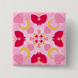 Kleine Prinzessin des Mondes Button