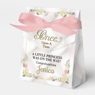 Kleine Prinzessin Dusch Favor Box 3" x 1,5" x 3,25 Geschenkschachtel