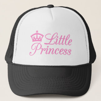 Kleine Prinzessin, Entwurf mit rosa Krone für Baby Truckerkappe