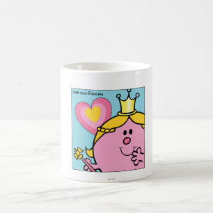 Kleine Prinzessin Extremer Nahaufnahme Kaffeetasse