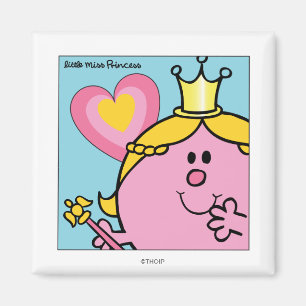 Kleine Prinzessin Extremer Nahaufnahme Magnet