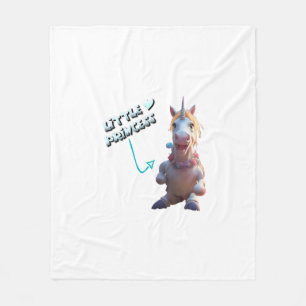 Kleine Prinzessin Fleecedecke