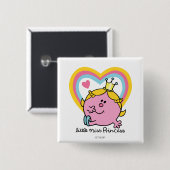 Kleine Prinzessin | Herzen Button (Vorne & Hinten)