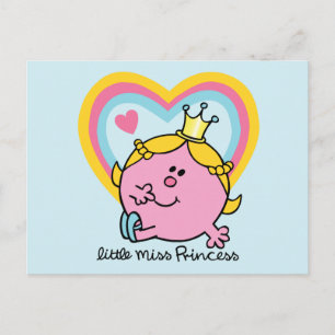 Kleine Prinzessin Herzen Postkarte