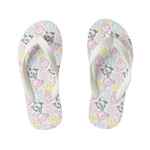 Kleine Prinzessin Hübsches Pastell-Muster Kinderbadesandalen