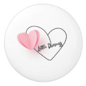 "Kleine Prinzessin" Keramikknauf (Vorderseite)