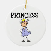 Kleine Prinzessin Keramikornament (Vorne)