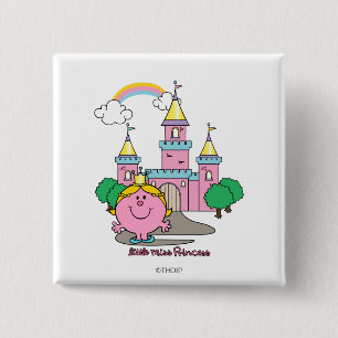 Kleine Prinzessin Königliches Schloss Button