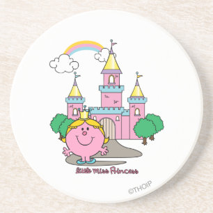Kleine Prinzessin Königliches Schloss Getränkeuntersetzer
