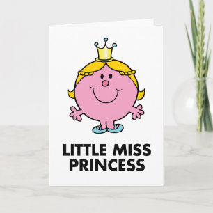Kleine Prinzessin Kronenhintergrund Karte