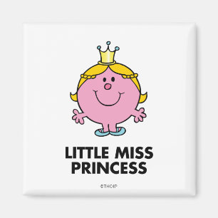 Kleine Prinzessin Kronenhintergrund Magnet