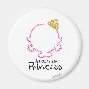 Kleine Prinzessin Leeres Gesicht Magnet