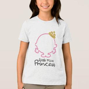 Kleine Prinzessin Leeres Gesicht Tri-Blend Shirt