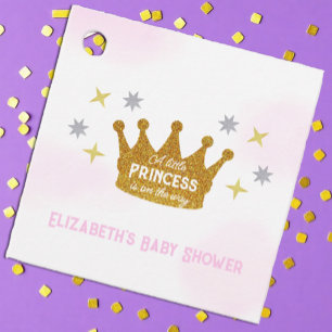 Kleine Prinzessin Mädchen Baby-Party Geschenkanhänger